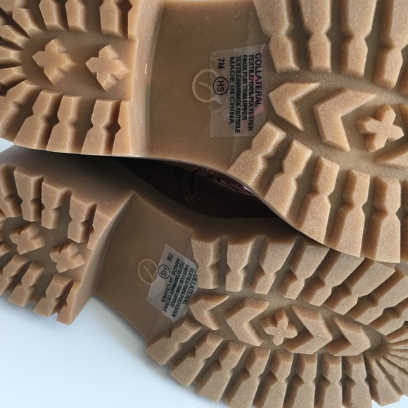 POP Collateral Women’s Boots, 7M, Brown, Laced, Suede-Feel, Combat/Grunge, NWOT - Picture 4 of 4